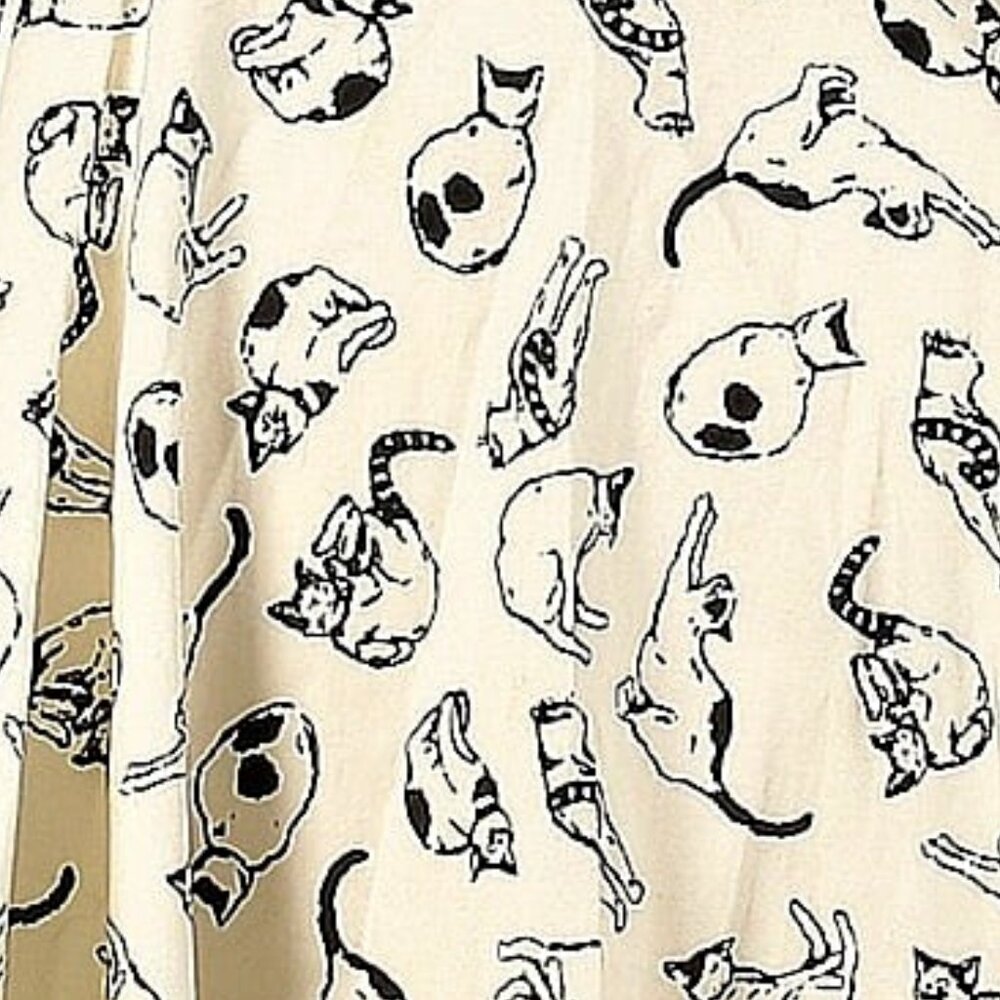 Modcloth "Traveling Cupcake" in Cats Dress